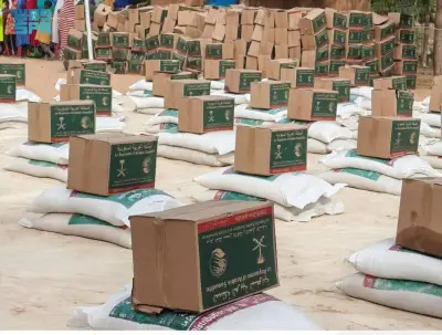 مركز الملك سلمان للإغاثة يوزع 728 سلة غذائية في أبابا وتيلابيري بالنيجر
