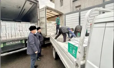 مركز الملك سلمان للإغاثة يوزع 820 سلة غذائية في أوزبكستان ضمن مشروع سلة إطعام 2026