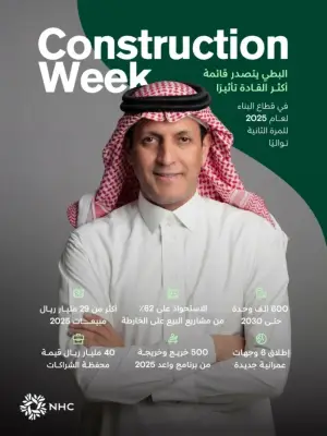 محمد البطي يتصدر قائمة أكثر القادة تأثيراً في مشهد البناء السعودي للعام الثاني