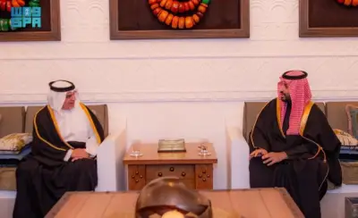 لقاء تاريخي في الدرعية: وليا عهد السعودية والبحرين يبحثان تعزيز العلاقات الثنائية