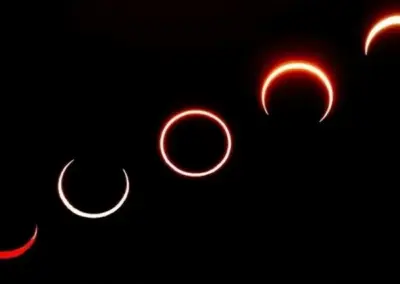 كسوف الشمس الحلقي في يوم تحري هلال رمضان: هل يؤثر على إعلان الشهر الفضيل؟