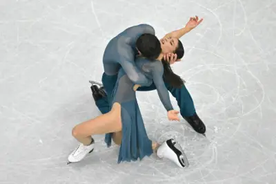 غيوم سيزرون يحقق إنجازاً تاريخياً بذهبية أولمبية ثانية في الرقص على الجليد مع شريكة جديدة