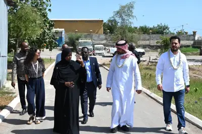 أمين المنظمة العربية للهلال الأحمر يزور جمعية الهلال الأحمر الجيبوتي