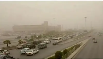 توقعات الطقس: رياح نشطة وأتربة على مناطق شمالية وشرقية مع فرص للضباب والأمطار