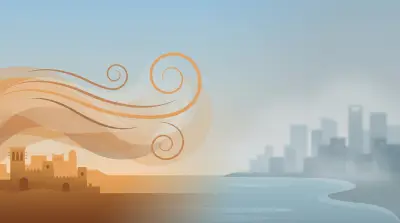 رياح نشطة وأتربة مثارة تؤثر على مناطق الجوف والحدود الشمالية وحائل والقصيم