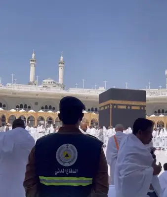 استجابة فورية لرجال الدفاع المدني بالحرم المكي لانتشار ميداني