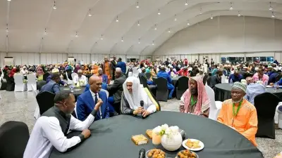 العيسى يشارك في إفطار الجالية المسلمة برواندا خلال رئاسة اجتماع مجلس علماء أفريقيا