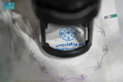 وزارة الداخلية تطلق ختماً خاصاً بمناسبة يوم التأسيس عبر المنافذ الدولية