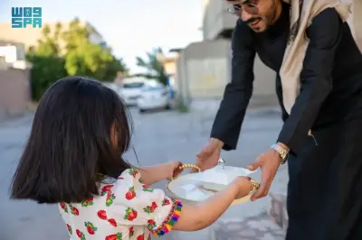 مشروع الطعمة الرمضانية في الحدود الشمالية يعزز التكافل الاجتماعي بين الجيران