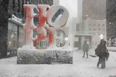 عاصفة ثلجية عنيفة تشل شمال شرق أمريكا وتتسبب في أضرار واسعة النطاق