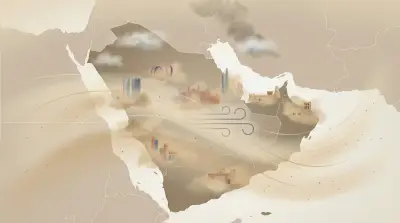 رياح نشطة وأتربة على الرياض والقصيم والشرقية تمتد إلى نجران ومناطق أخرى