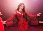 هيفاء وهبي تتألق بفستان أحمر مطرز في إطلالة تجمع بين الجرأة والرقي