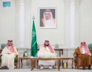 ولي العهد يستقبل علماء ووزراء ومواطنين في المدينة المنورة بمناسبة شهر رمضان