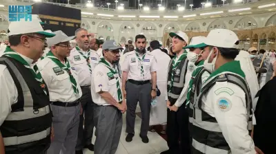 1100 كشاف وقائدة يقدمون خدمات متميزة لضيوف الرحمن في الحرمين خلال شهر رمضان
