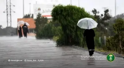 محطة ترصد أمطاراً غزيرة على 12 منطقة وعسير تسجل 128 ملم في مطار أبها