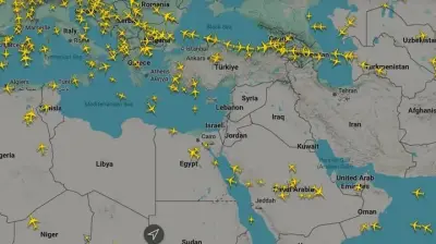 شلل في حركة الطيران العالمي مع إغلاق الأجواء فوق إيران ودول بالمنطقة