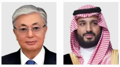 رئيس كازاخستان يؤكد تضامن بلاده مع السعودية في اتصال هاتفي مع ولي العهد