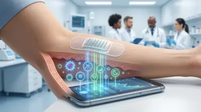 رقعة إلكترونية مجهرية غير مؤلمة تراقب الالتهابات المناعية عبر الجلد