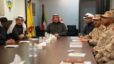 ولي عهد الكويت يتفقد الإجراءات الأمنية لمواجهة الهجمات الإيرانية المستمرة