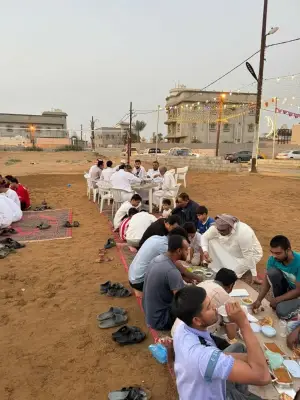 جازان: مائدة إفطار جماعية بحارة الأمجاد تجسد قيم التكافل والوحدة في رمضان