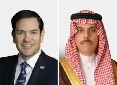 وزير الخارجية السعودي الأمير فيصل بن فرحان يتلقى اتصالاً هاتفياً من نظيره الأمريكي ماركو روبيو