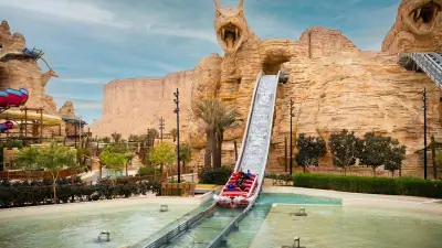 انطلاق المرحلة التجريبية لأكبر مدينة ألعاب مائية في الشرق الأوسط في القدية