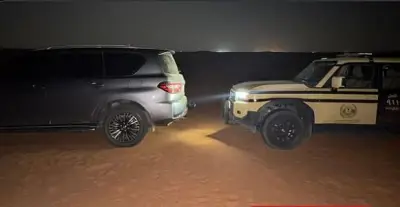 القوات الخاصة للأمن البيئي تضبط مخالفًا لدخوله مركبته في محمية الملك عبدالعزيز الملكية