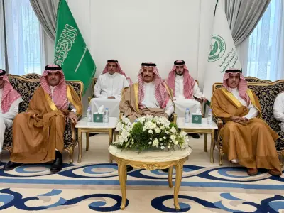 محافظ حفر الباطن يقيم حفل معايدة لمنسوبي المحافظة بمناسبة عيد الفطر المبارك