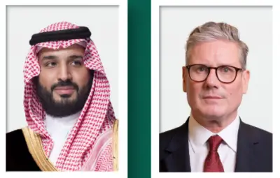 رئيس الوزراء البريطاني يدين الهجمات الإيرانية في اتصال هاتفي مع ولي العهد السعودي