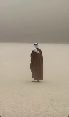 ناصر العرق يكشف تفاصيل الصورة الشهيرة لهجرة الطويلة بالأحساء بعد عاصفة البرد النادرة