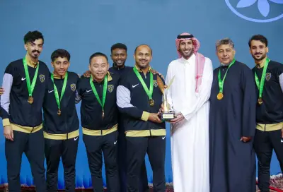 الاتحاد بطلاً للطاولة: جدل واسع حول تصميم التهنئة الرسمي يطغى على احتفالات التتويج