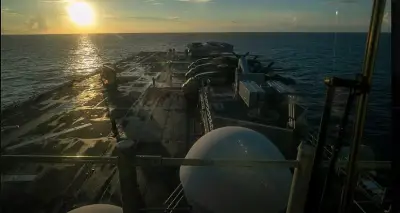 القيادة المركزية الأمريكية تعلن وصول سفينة يو إس إس طرابلس إلى منطقة مسؤوليتها في الشرق الأوسط