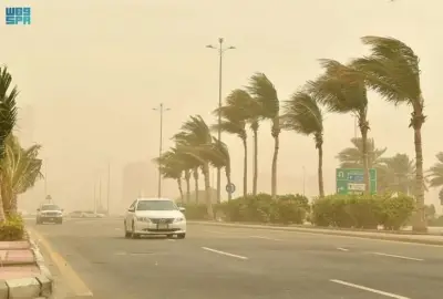 الأرصاد تحذر من رياح مثيرة للغبار على تبوك والجوف والحدود الشمالية