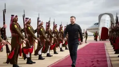 زيلينسكي يختتم جولته في الأردن بعد صفقات دفاعية تاريخية مع دول الخليج لمواجهة المسيرات الإيرانية