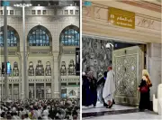 باب السلام.. بوابة تاريخية مضيئة في قلب المسجد الحرام تجمع بين الأصالة والحداثة