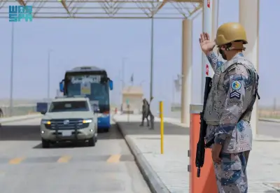 منفذ جديدة عرعر يستقبل أولى طلائع الحجاج العراقيين لعام 1447هـ