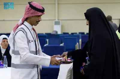 مبادرة أنورت 47 ترافق الحجاج بمنفذ جديدة عرعر بخدمات متكاملة