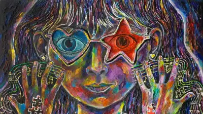 لوحة فنية تكشف عن معاناة طفل التوحد في الأردن وتدعو للرحمة بدل التذمر