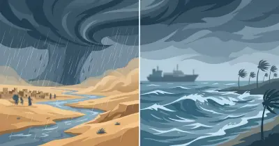 استمرار هطول أمطار رعدية غزيرة على عدة مناطق في السعودية