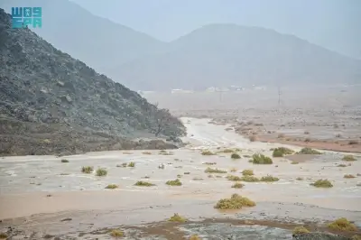 تحذير من أمطار غزيرة وسيول في معظم مناطق السعودية