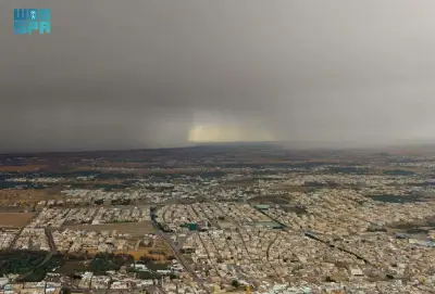 توقعات بهطول أمطار غزيرة على معظم مناطق المملكة حتى السبت