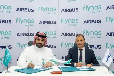 طيران ناس يوقع اتفاقية مع إيرباص لتطبيق التدريب المبني على تحليل البيانات
