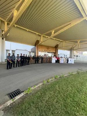 تنفيذ فرضية أمنية بمدينة الملك عبدالعزيز الرياضية لتأمين الحضور