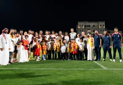 نادي القادسية يستضيف أطفال الفشل الكلوي في مبادرة إنسانية بالخبر