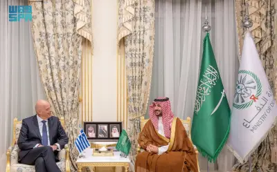 وزير الدفاع السعودي يلتقي نظيره اليوناني لمناقشة تداعيات الهجمات الإيرانية