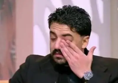 بكاء الفنان إسلام جمال على الهواء يثير تفاعلاً واسعاً على منصات التواصل الاجتماعي