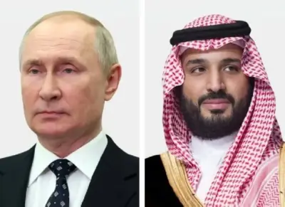 بوتين يؤكد دعم روسيا للمملكة في اتصال هاتفي مع ولي العهد السعودي