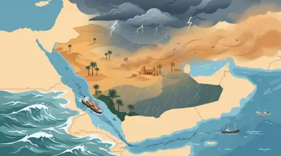 أمطار رعدية ورياح مثيرة للغبار تضرب معظم مناطق المملكة اليوم