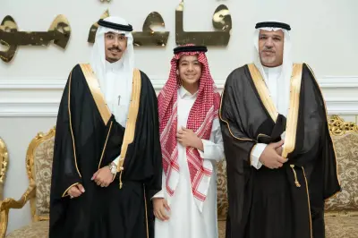 احتفال خالد دياب بزواج نجله يوسف في جدة بحضور الأهل والأصدقاء