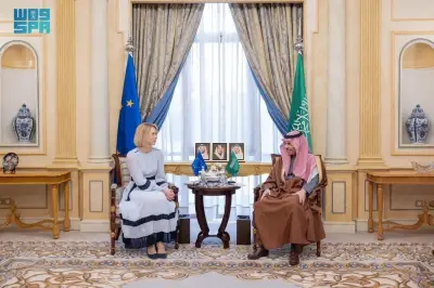 وزير الخارجية السعودي يلتقي مسؤولة الاتحاد الأوروبي لتعزيز الشراكة الاستراتيجية